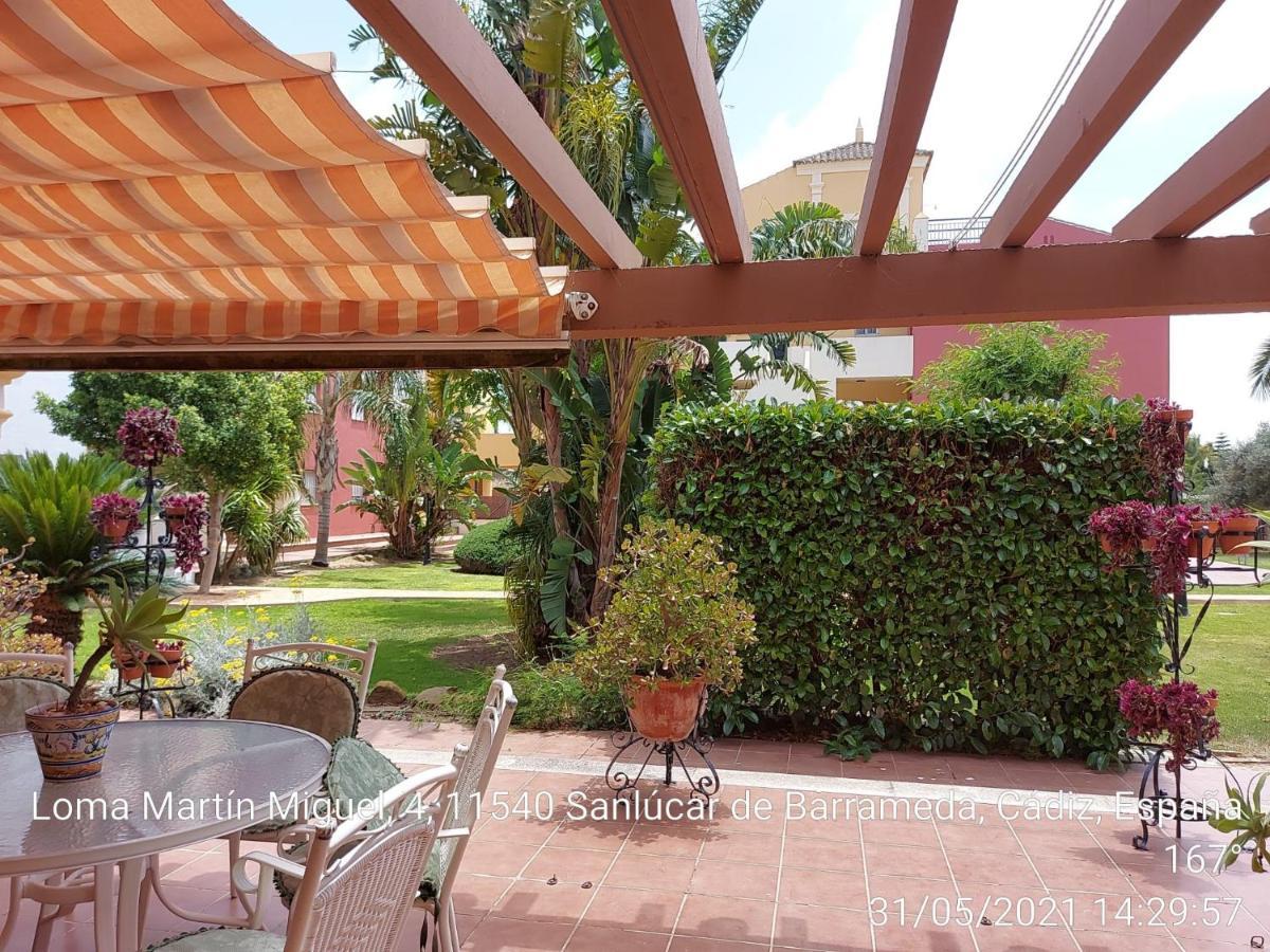 Bajo Con Terraza Piscina Y Jardin Apartment Sanlucar de Barrameda Exterior photo